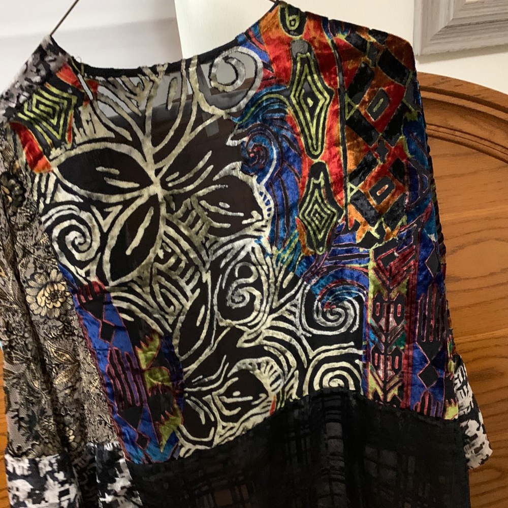 Gorgeous silky kimono style jacket